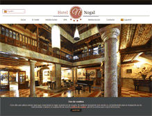 Tablet Screenshot of hotelnogal.com